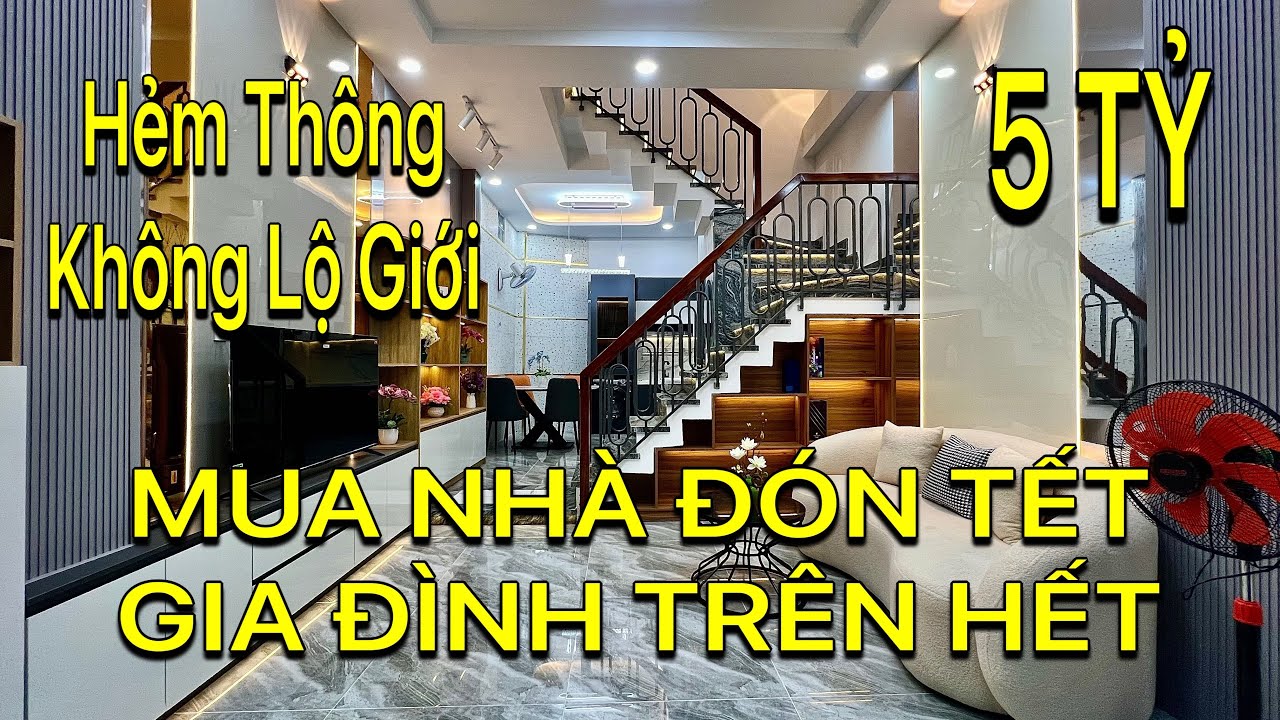 Bán Nhà Tân Bình 2458} Mua Nhà Đón Tết . Gia Đình Trên Hết . Nhà Đẹp Giá 5 Tỷ Đường Thông