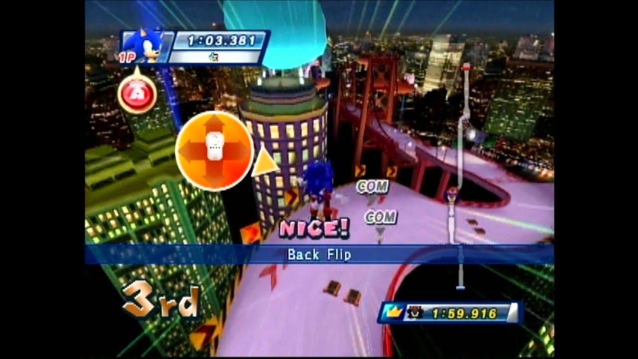 Mario and Sonic at the Olympic Winter Games: Dream Event - Dream Snowboard Cross