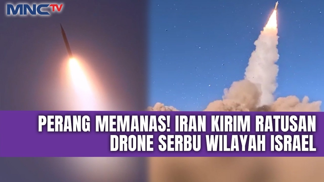 Langit Israel Membara! Iran Luncurkan Gelombang Drone dalam Operasi Besar