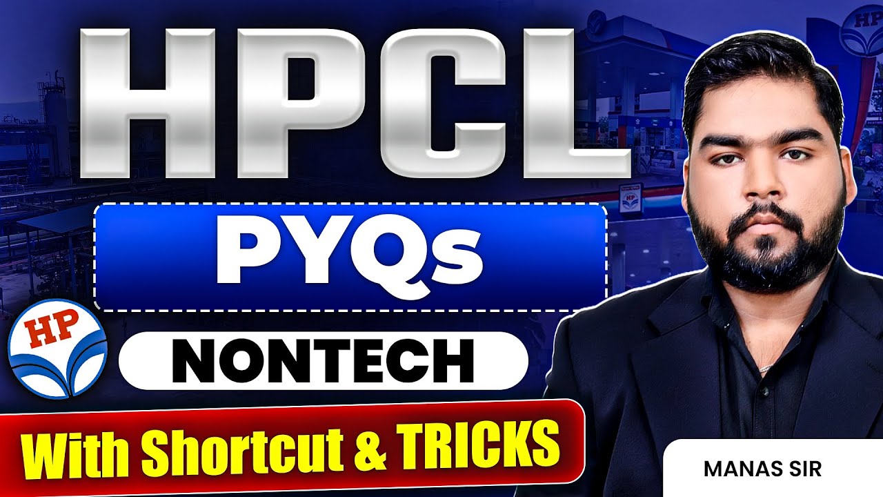 HPCL PYQ Solved with Shortcut Tricks | Quick Revision Series