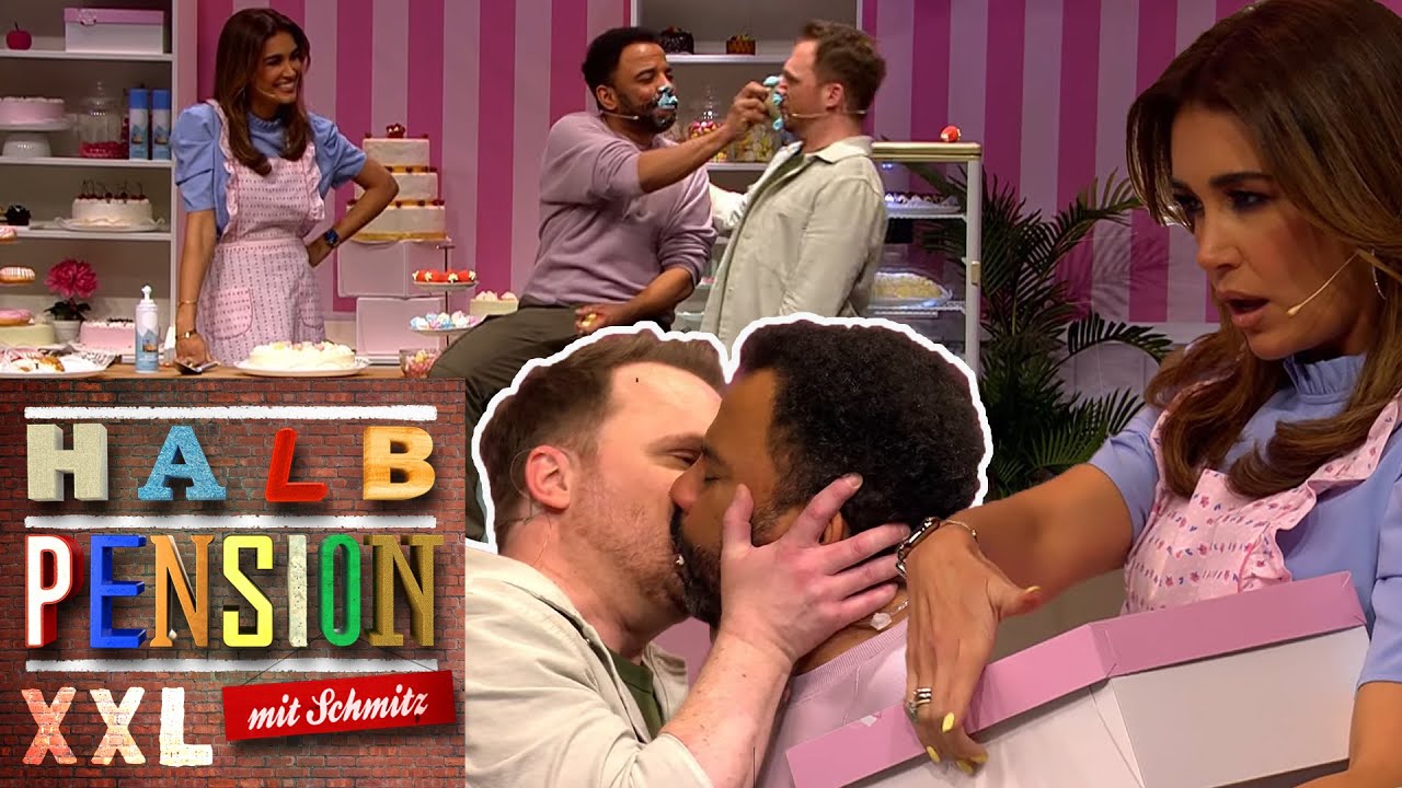 Im TORTENPARADIES mit JANA INA! Findet eine Hochzeitstorte! | Halbpension mit Schmitz XXL | SAT.1