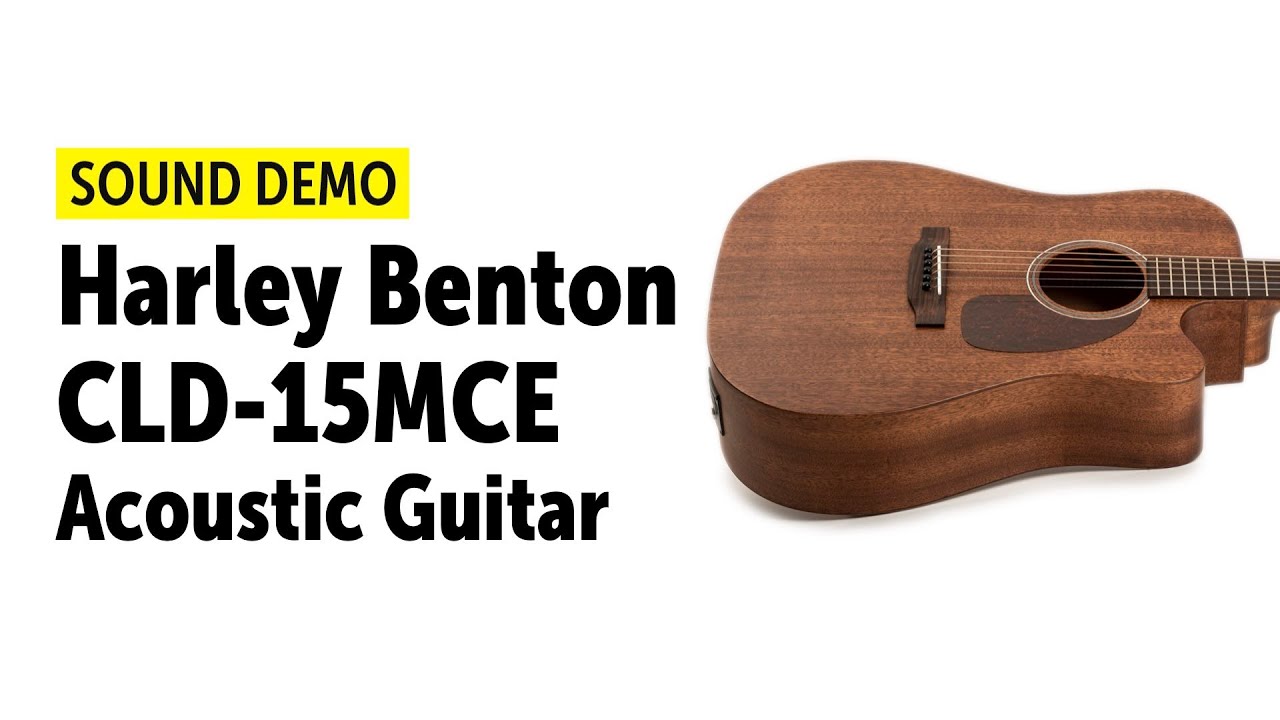 Harley Benton CLD-15MCE Solid Wood - Sound Demo (no talking)