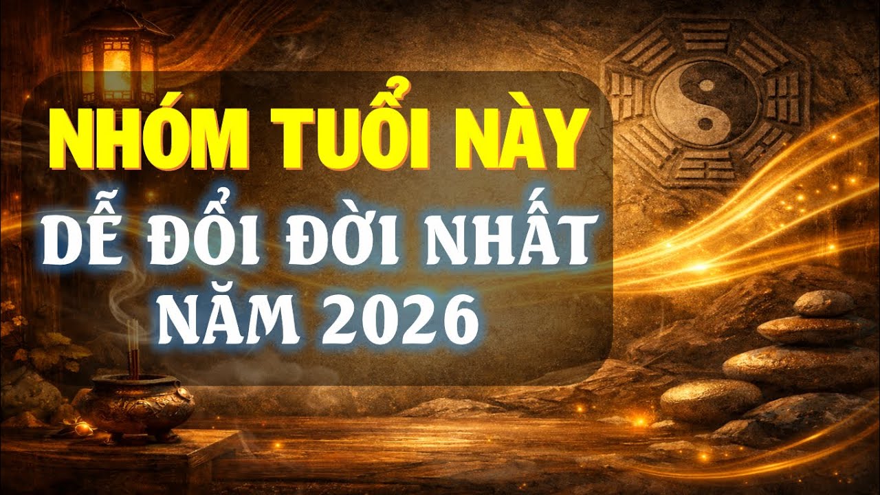 Tuổi Nào Năm 2026 Dễ Đổi Đời Nhất? Phong Thủy Cổ Chỉ Rõ Ai Bật Lên, Ai Phải Giữ
