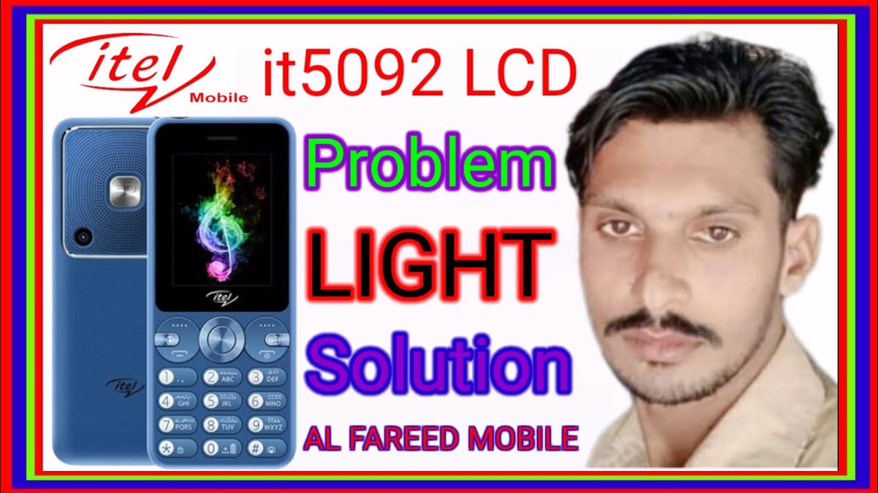 itel mobile it 5092 LCD light Problem | Wahad Tech