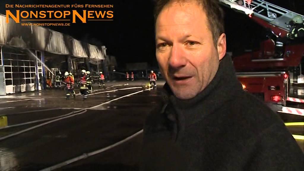 Großbrand Busdepot Springe-Eldagsen (26.12.2014)