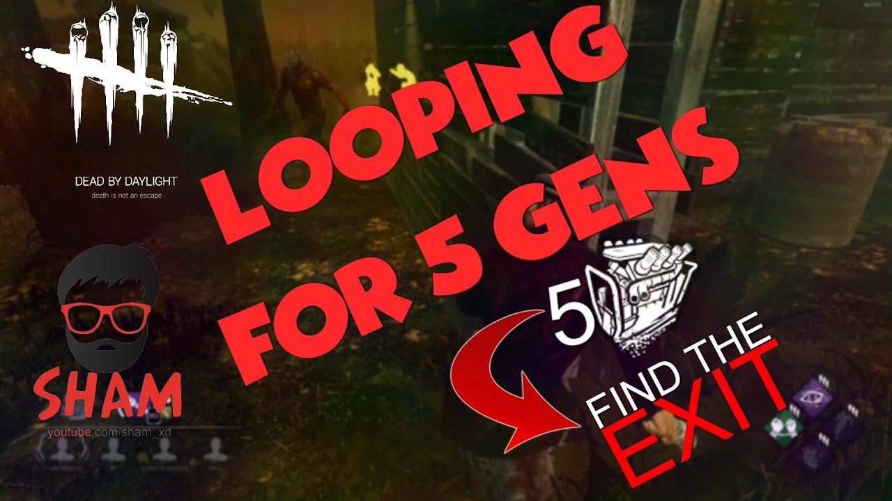 LOOPING KILLERS FOR 5 GENS - TOXIC SURVIVOR - DEAD BY DAYLIGHT FUNNY MOMENTS
