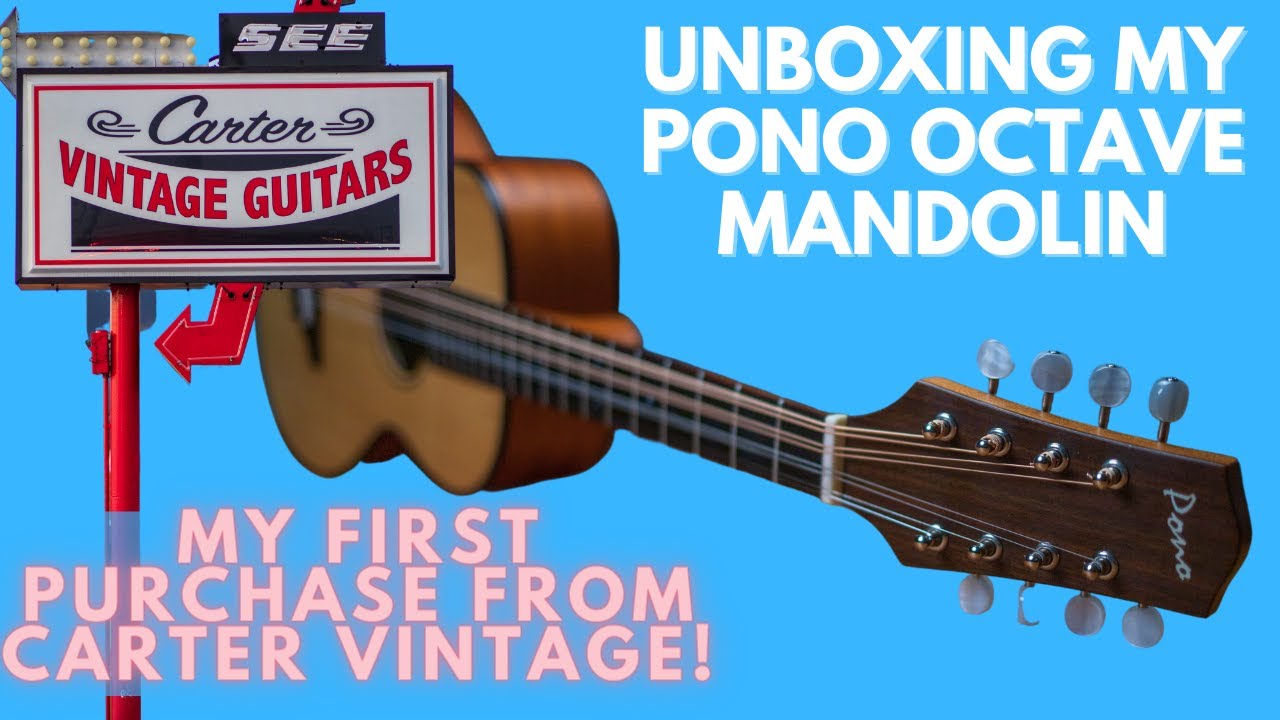 Unboxing my Pono Octave Mandolin from @CarterVintageGuitars