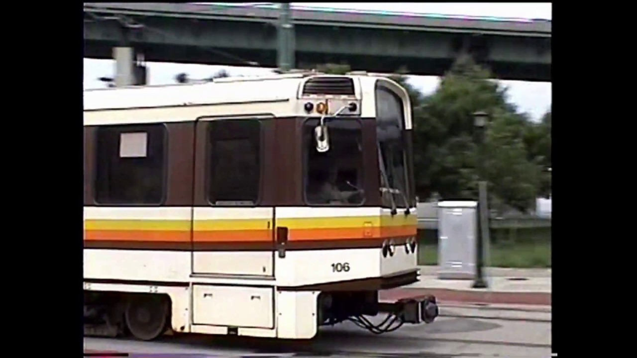 Buffalo, NY - Metro  Rail - Line Side View - June 2000