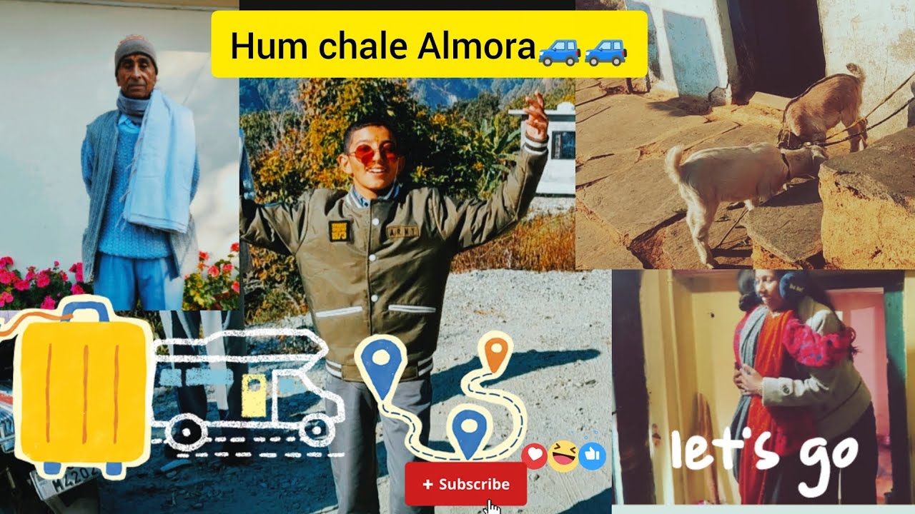 Ham Chale Nani ke ghar Almora😎😎😎