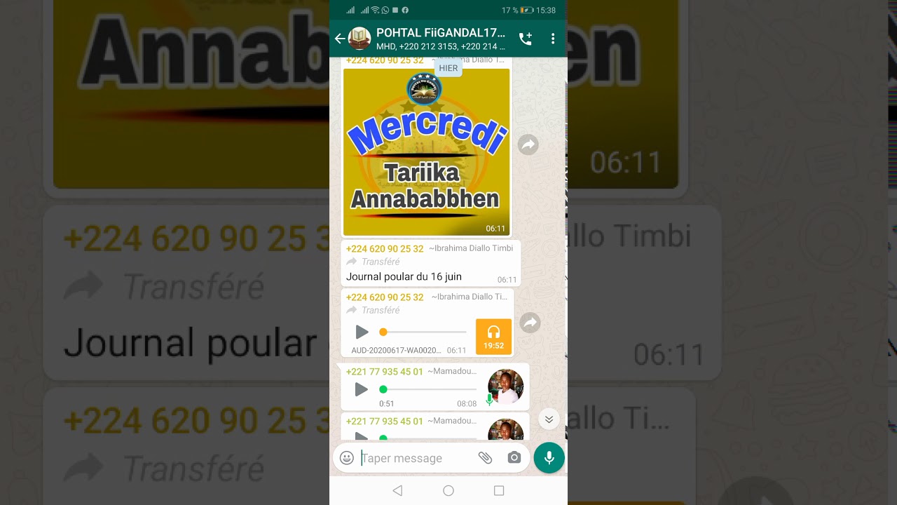 Tarika anabi loute oustaz MHD dioulde barry malli wora