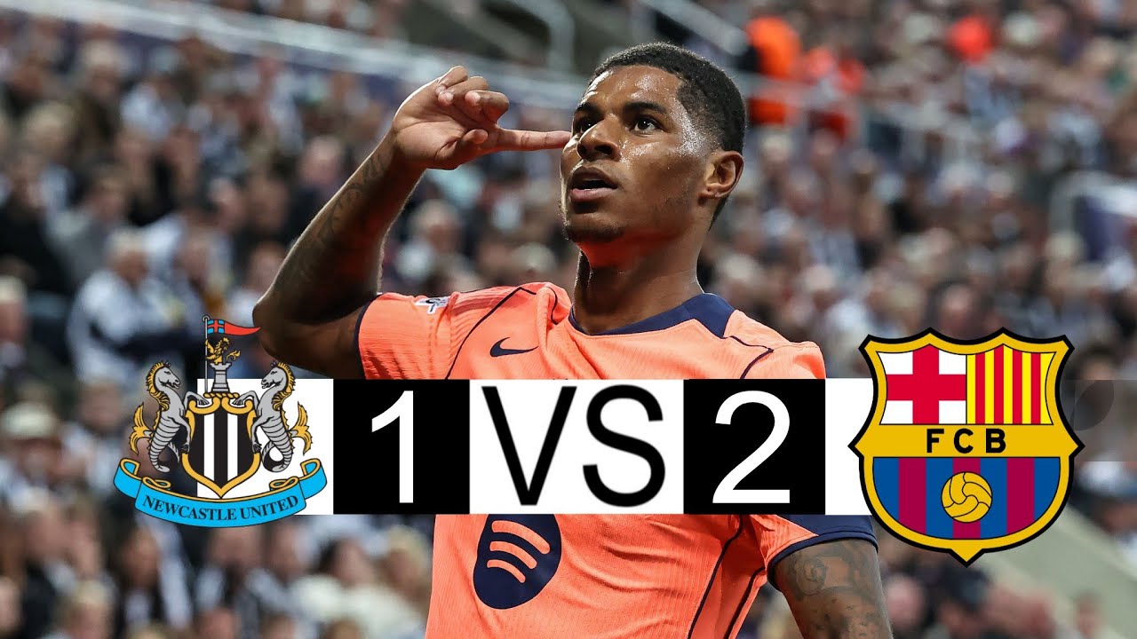 Newcastle x Barcelona  | 1-2 | extended highlights and Goals | champions league 2024