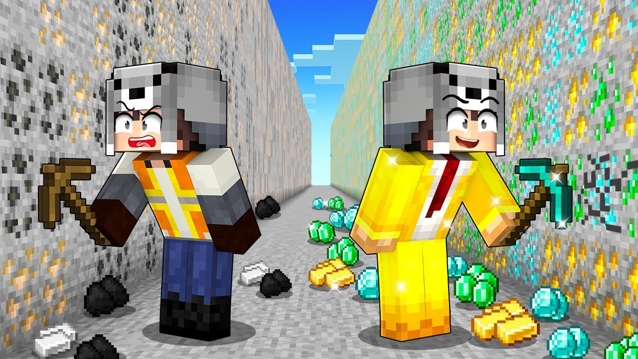 1$ MADEN vs 1,000,000$ MADEN YARIŞI - Minecraft