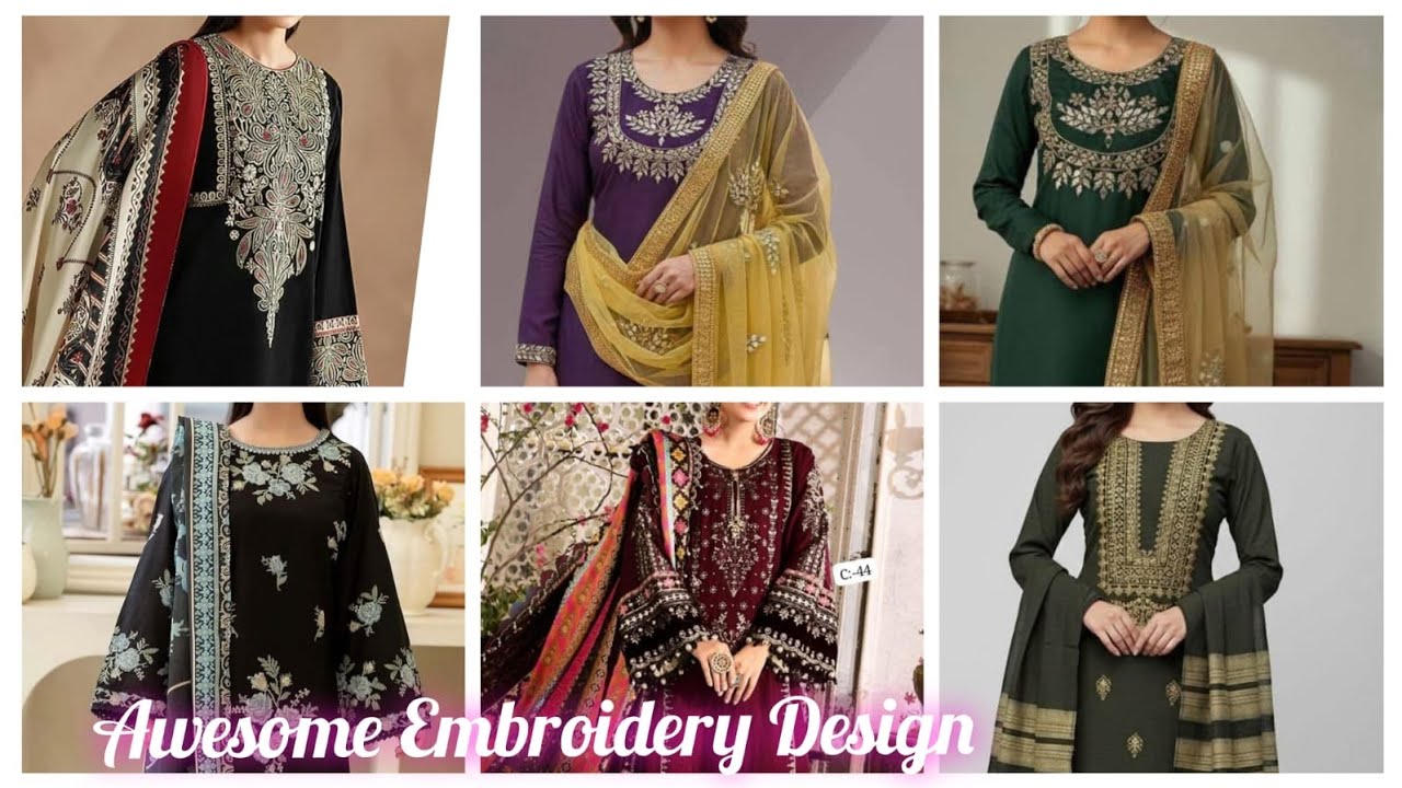 Latest Partywear Handwork Embroidery Suit Design//Partywear Suit Collection #newtrending 