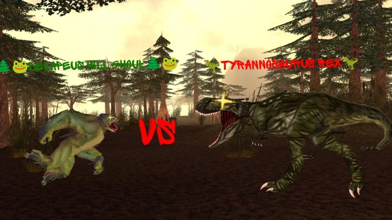 delapeus hill ghoul vs tyrannosaurus Rex carnivores