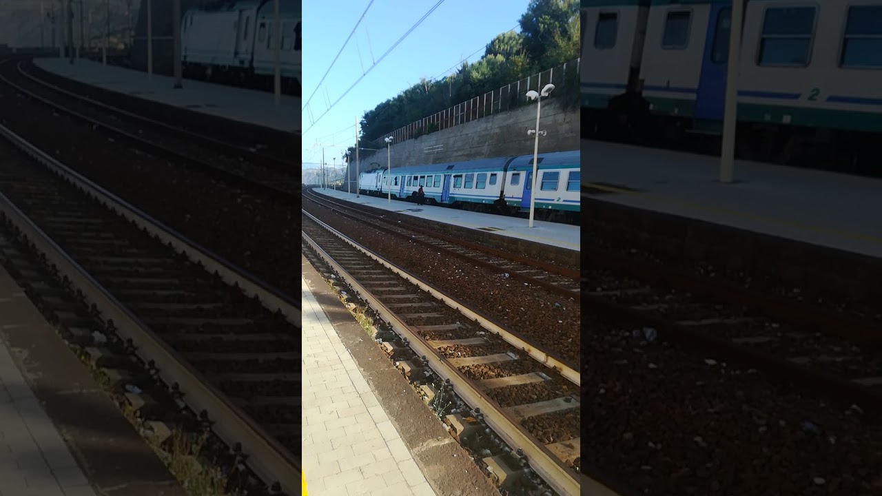 Regionale 3459 alla stazione di Pisciotta-Palinuro