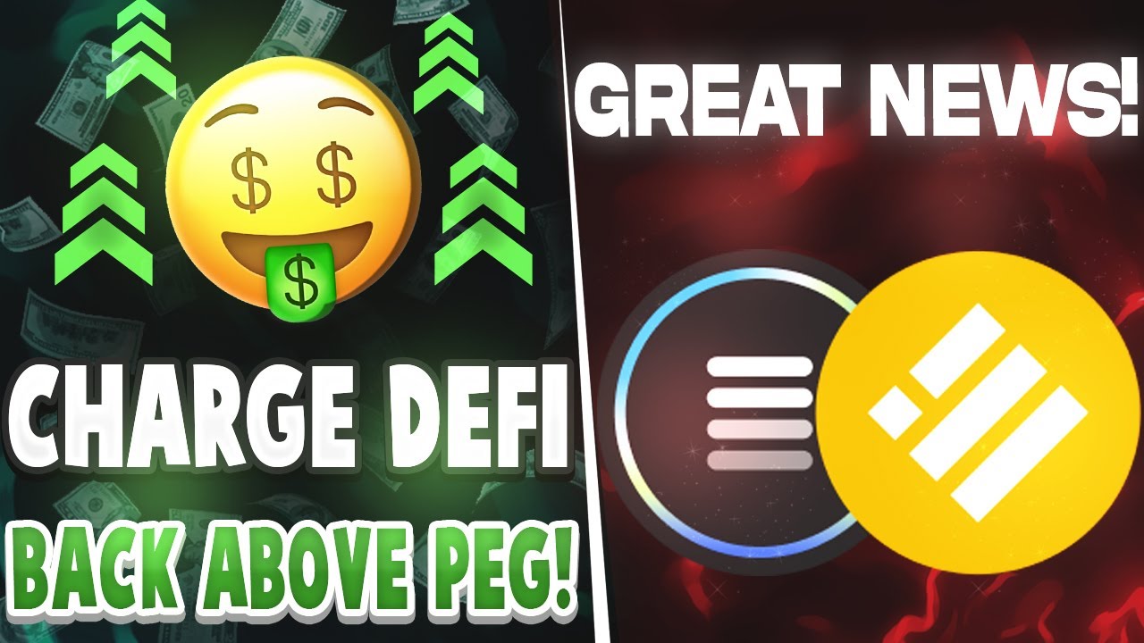 CHARGE DEFI PASSIVE INCOME UPDATE *STATIC ABOVE PEG AGAIN!!!* (GREAT NEWS!)