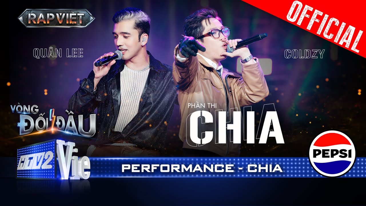 CHIA - Coldzy v&agrave; Qu&acirc;n Lee đắm say c&ugrave;ng cheers đi đừng chia ly | Rap Việt 2024 [Performance]