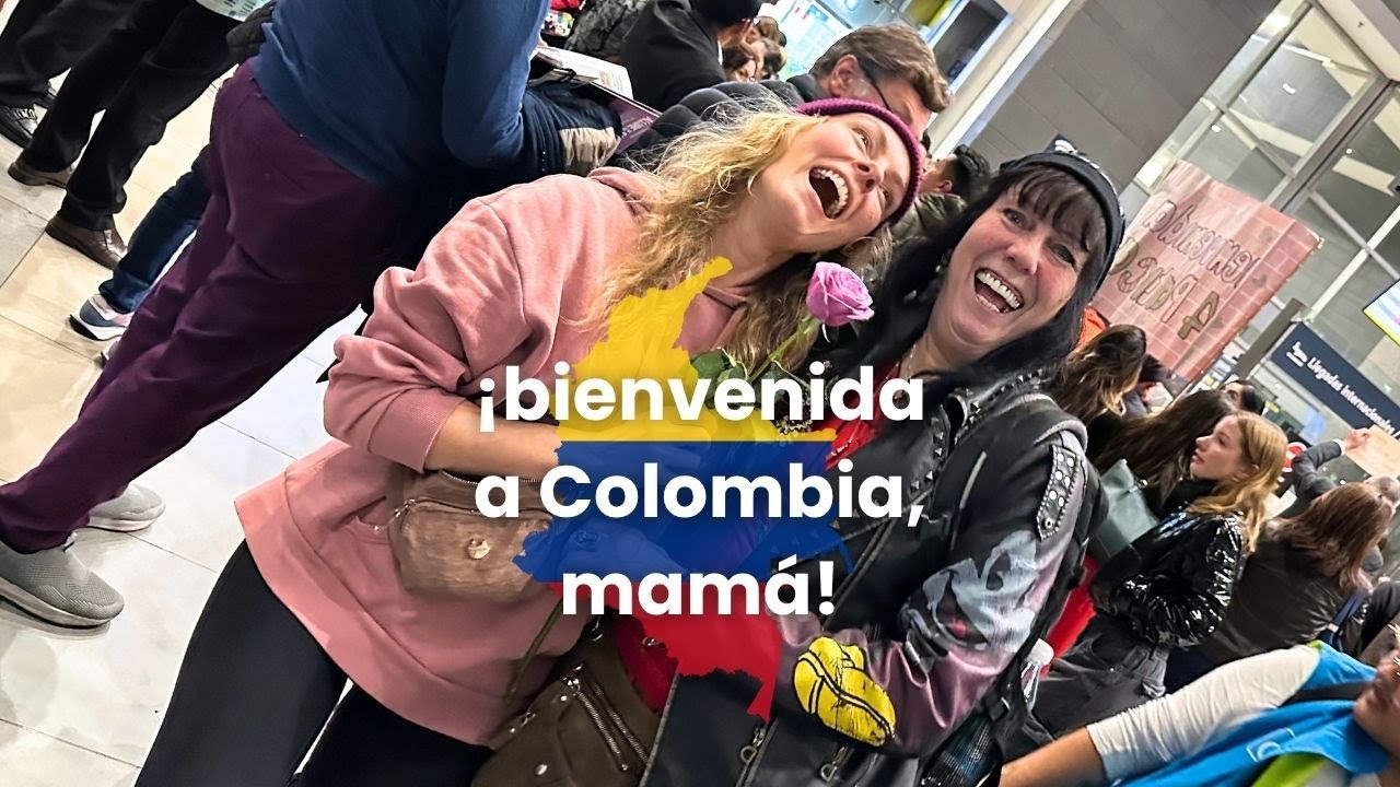 ¡Mi mamá alemana LLEGA a Colombia! 🇨🇴 Su impresión de Bogota