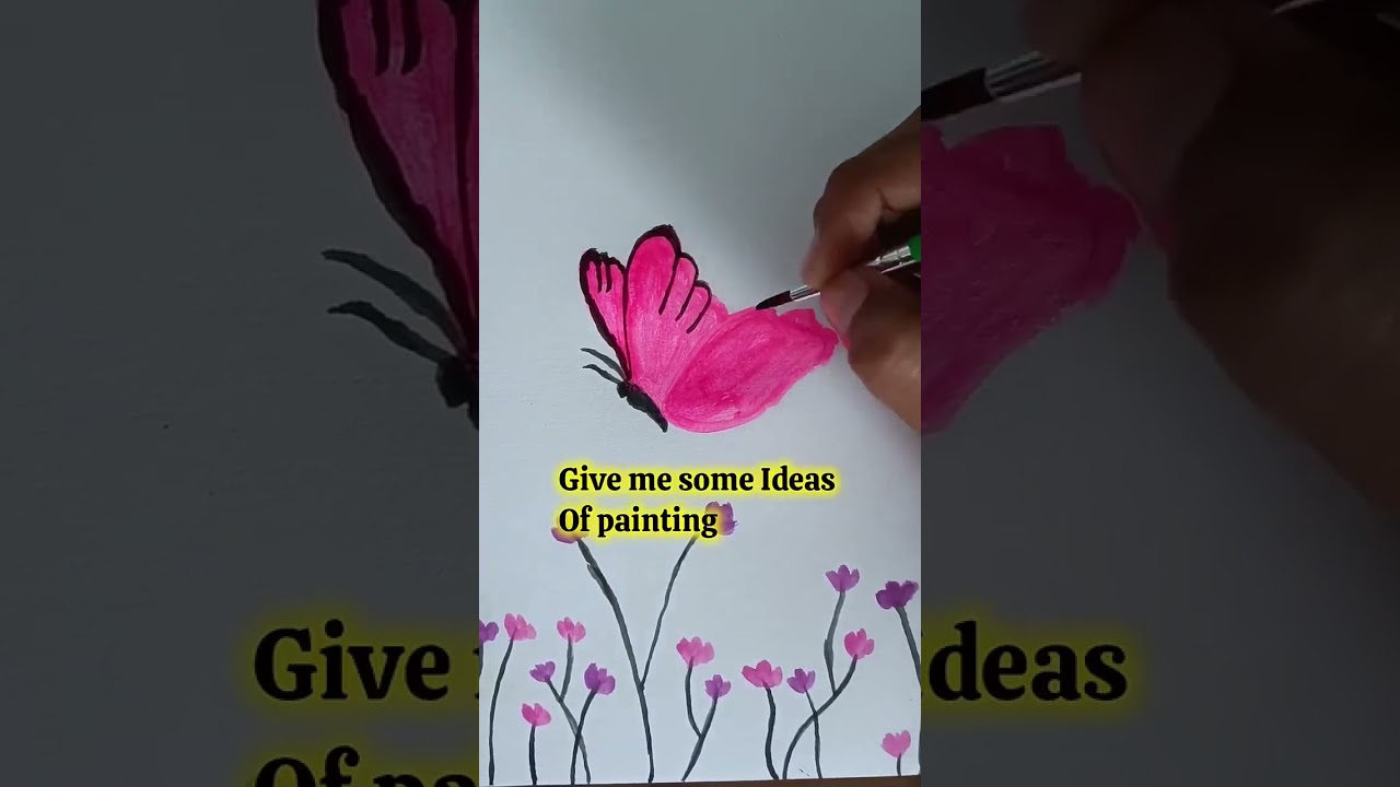 butterfly painting 🎨🖌️#art #painting #myart @My Art Gallery Hub