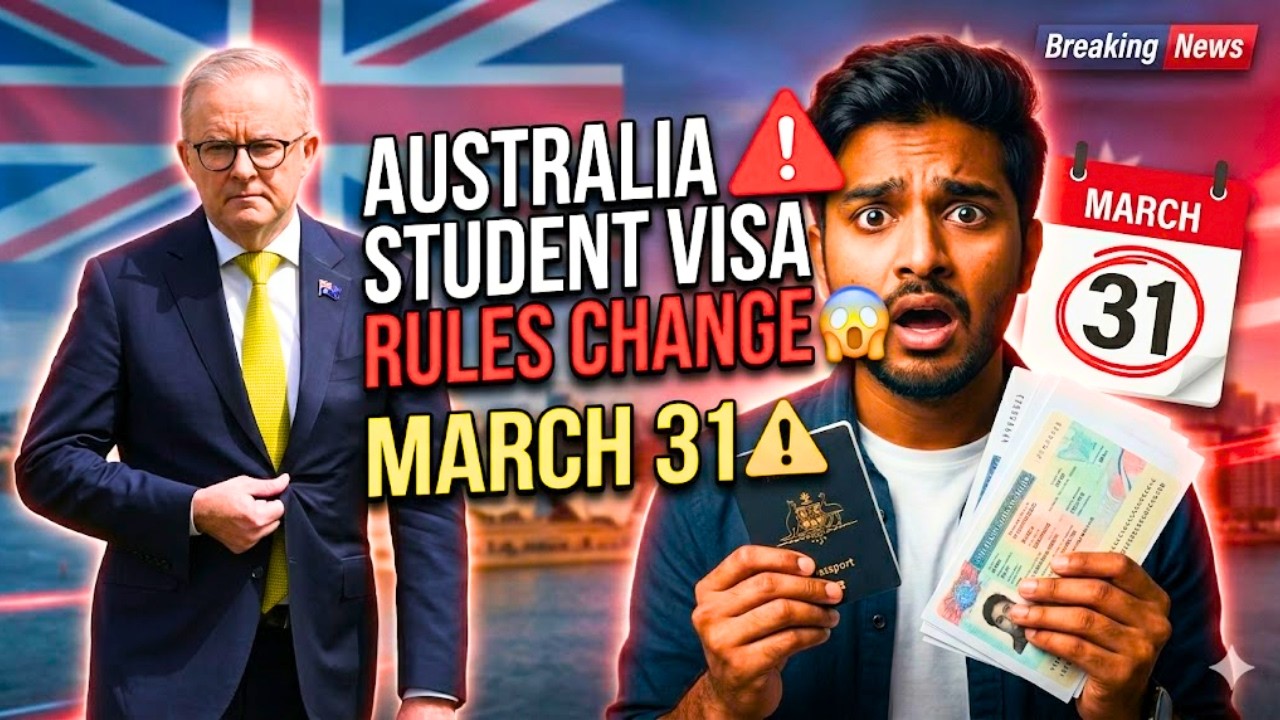 Student Visa Alert! Australia&rsquo;s New Rules Start March 31, 2026 ~ Australia Immigration News 2026