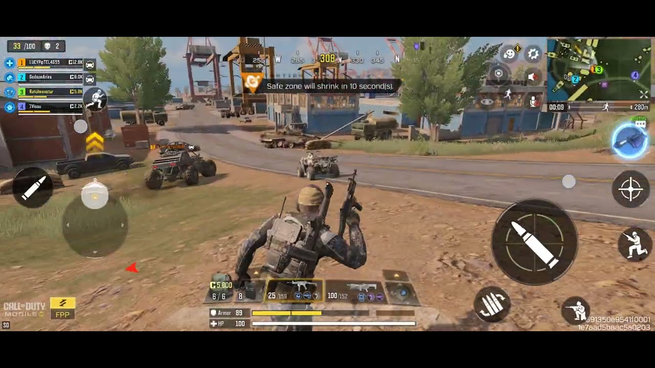 Lost the Battle Royale match in call Of duty mobile gameplay 🚩😭