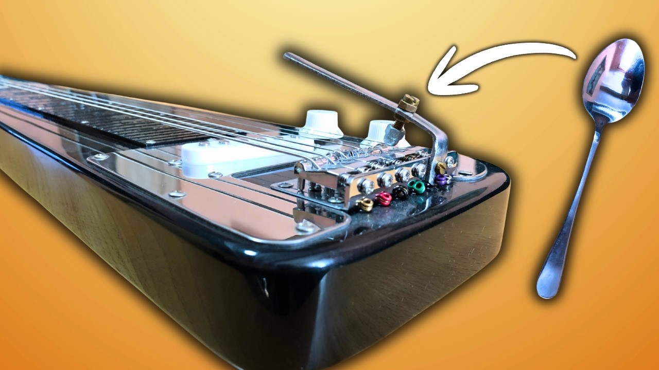 How to Make Simple Palm Bender For Lap Steel Guitar | Harley Benton Slider II | DIY