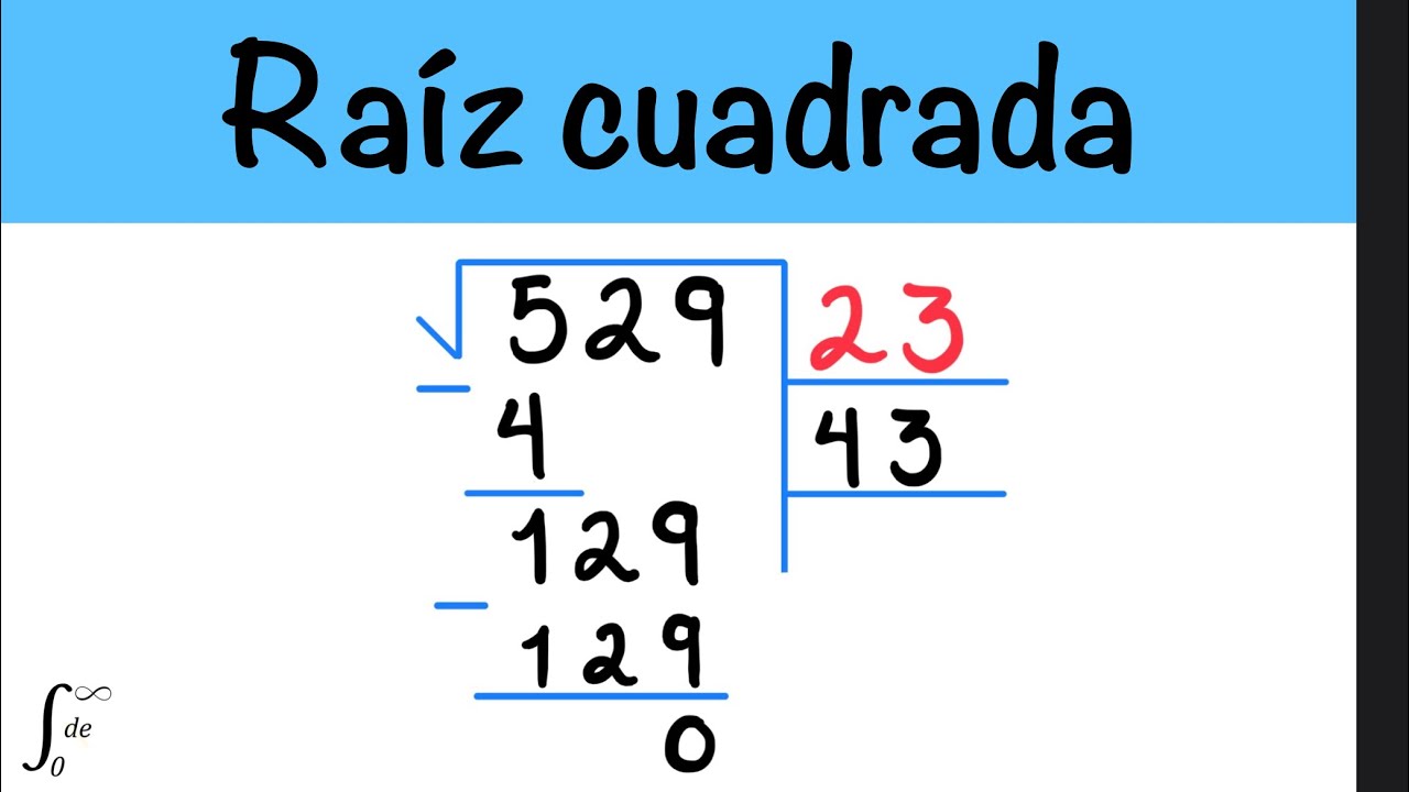 Raíz cuadrada | con sencillos pasos
