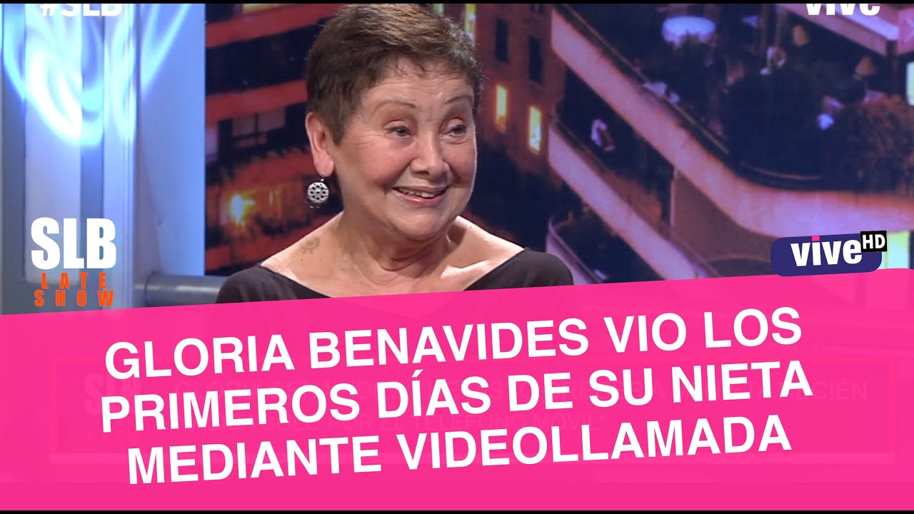 SLB. Gloria  Benavides vio crecer a su nieta por video llamada