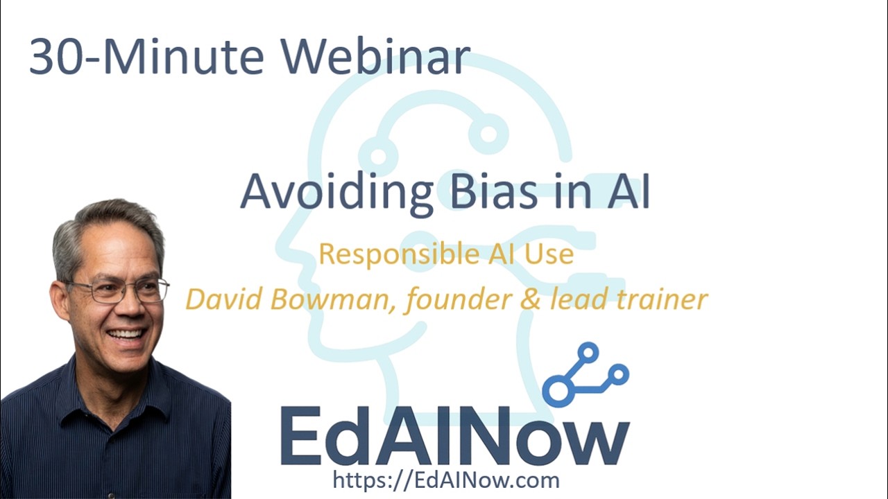 Webinar-Avoiding Bias In AI for Educators
