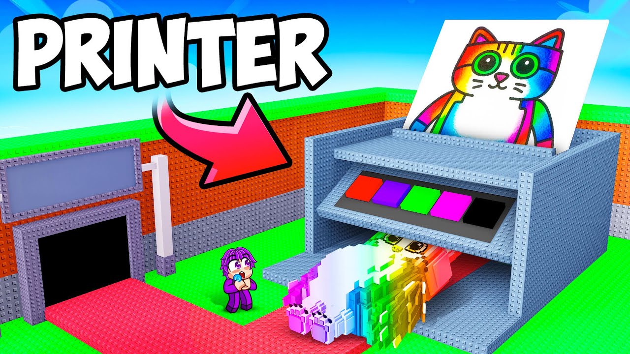 I Built A Brainrot AUTO PRINTER To Troll My Friend