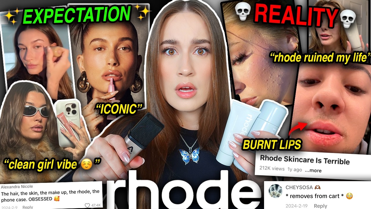 RHODE PRODUCTS ARE RUINING YOUR FACE (scientifically proven)