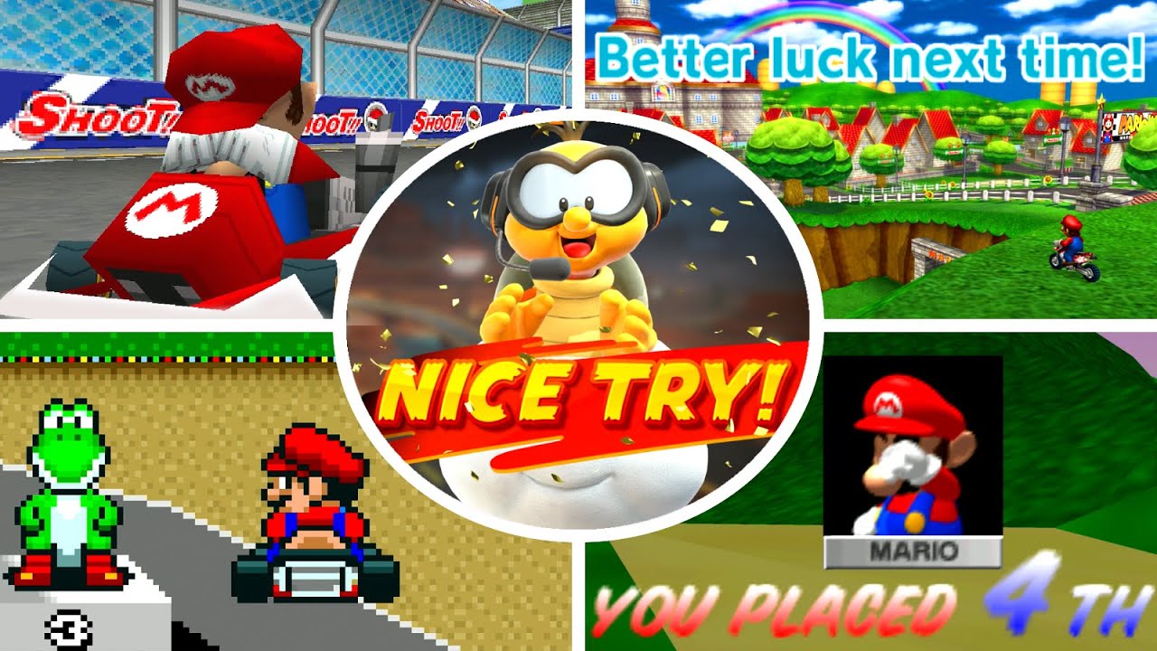 What Happens When You Finish a Cup in Last Place in Mario Kart? (1992 - 2025)