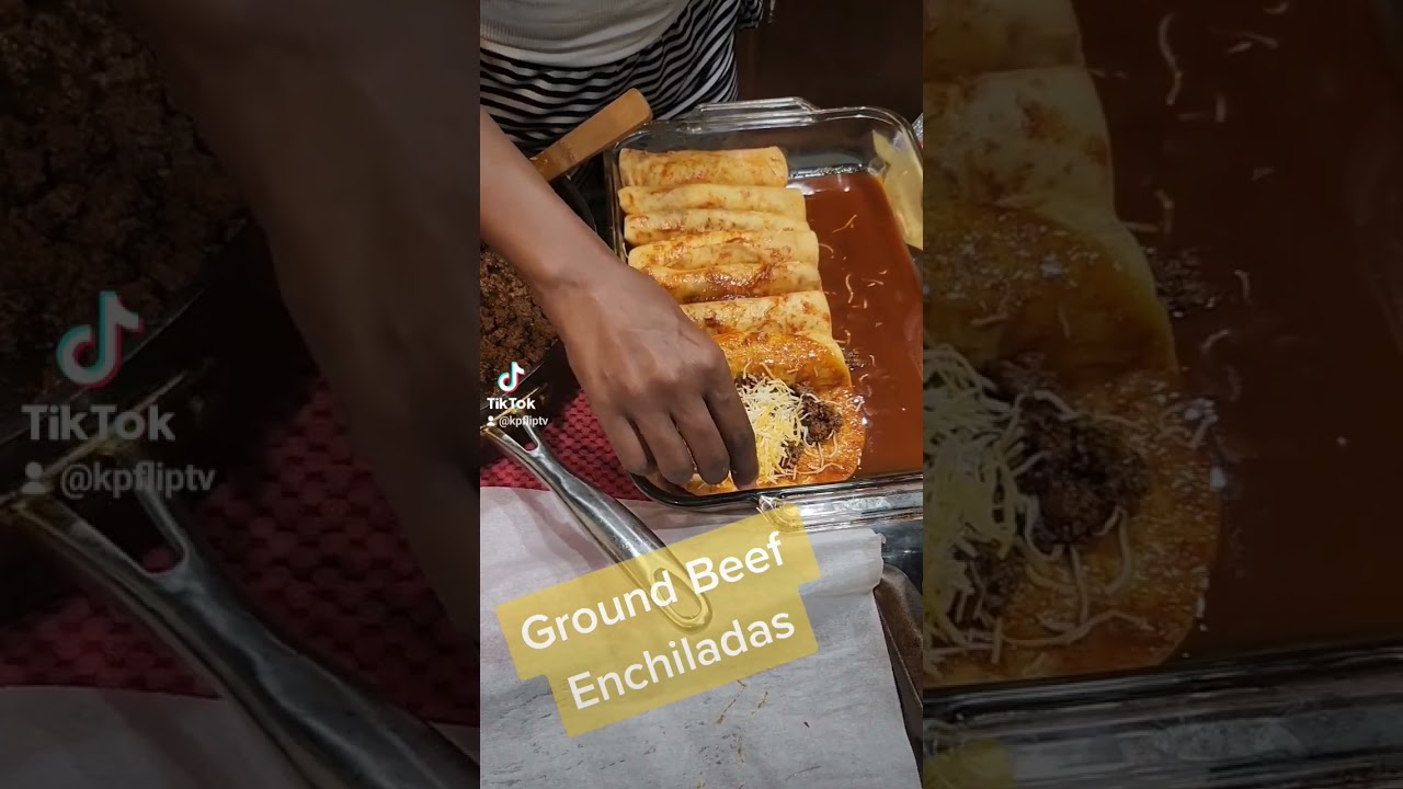 Ground Beef Enchiladas