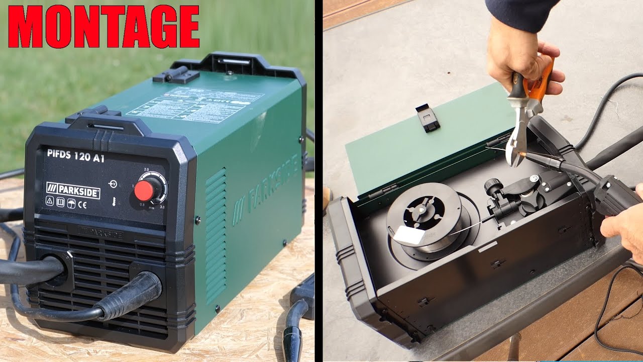 lidl poste soudure fil fourre parkside pfds 33 installer le fil fourr&eacute; montage comment mettre
