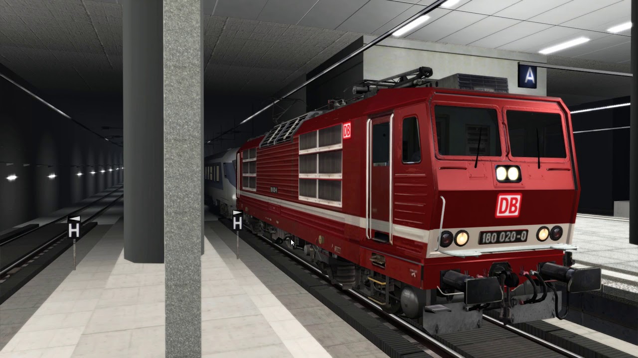 Train Simulator 2020 Br 180 Altrot mit Intercity zug