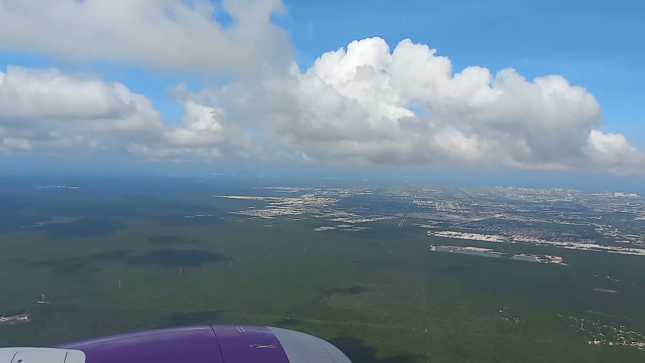 De Sto Domingo RD, aterrizando en Cancun, México. Jesucristo nos ha dado un vuelo lleno de bendición