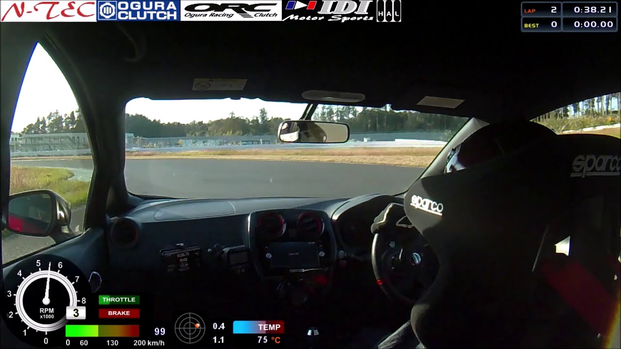 20201031 袖ヶ浦FRW NTEC名古屋デモカー ノートニスモS レコード 車載 1'19.801