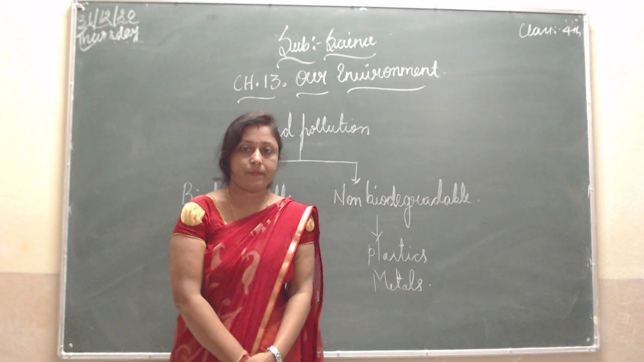 CLASS :4TH SUB : SCIENCE ( CH : 13 OUR ENVIRONMENT )