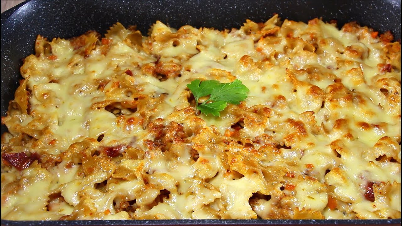 Макарони с кайма на фурна