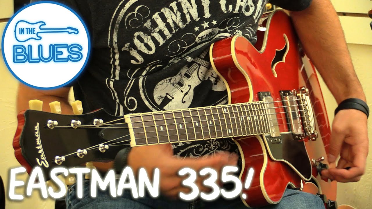Eastman T386 Cherry Red ES335 Style Guitar - Jerry's Lefty Guitars