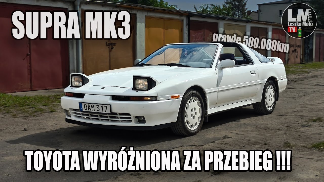 Toyota Supra MK3 3.0 turbo dostała odznaczenie za przebieg 500.000km !!!