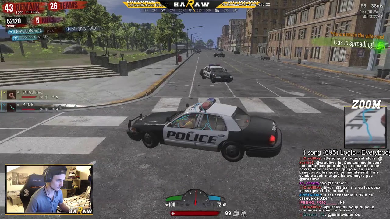 Haraw - 31 kills BR2 w/ Aker - H1Z1