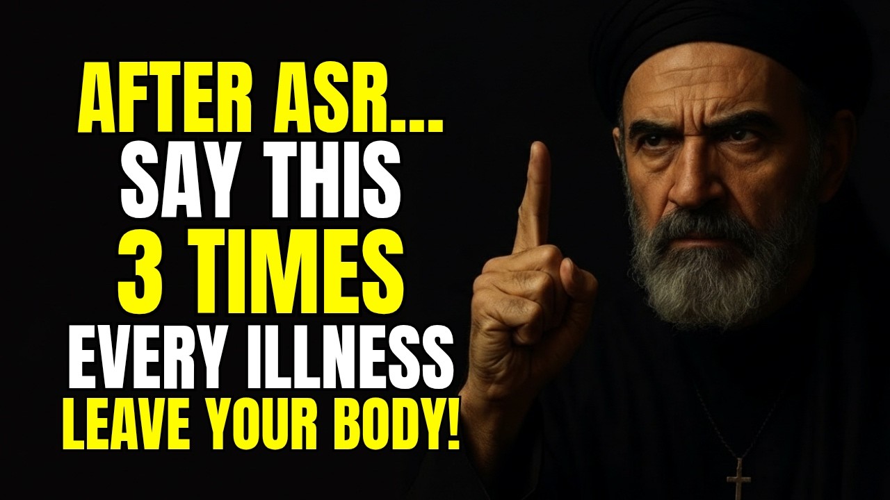 After Asr, Say This 3 Times - Every Illness Leaves Your Body