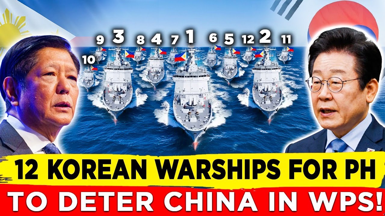 Philippines Receives 12 Warships From South Korea to Deter China in the WPS!
