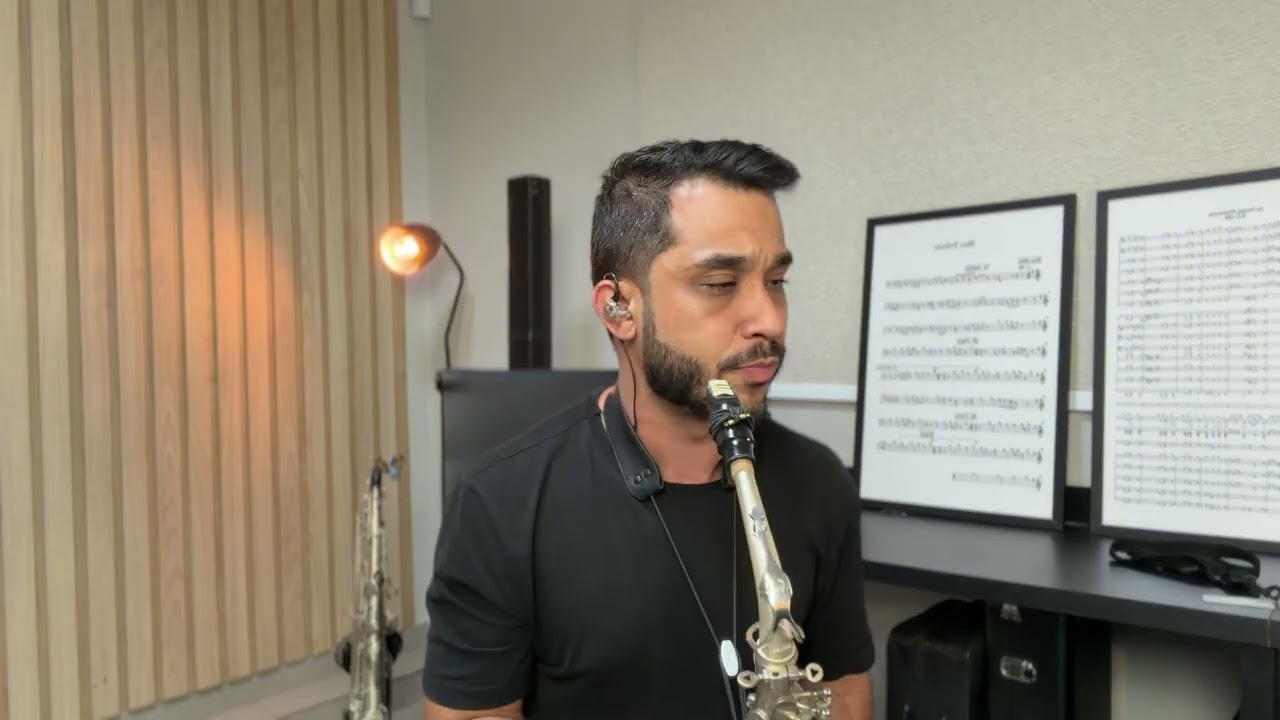 Achei um bom amigo - Harpa Cristã - Sax Cover 