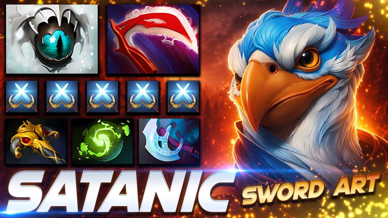 Satanic KEZ Sword Art - Dota 2 Pro Gameplay [Watch & Learn]