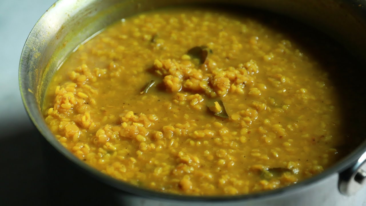 moong dal lentil soup (inspired by divya alter)