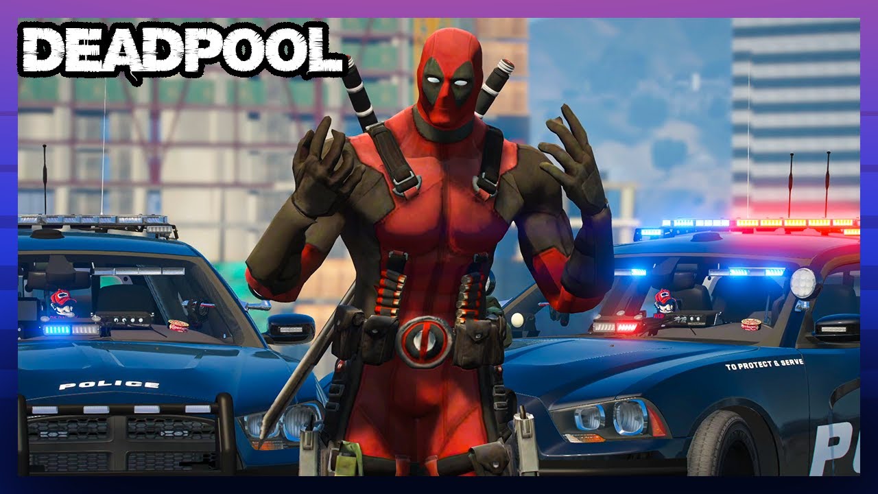 Ролевая игра GTA 5 | RedlineRP | ДЭДПУЛ троллит КОПОВ! #598