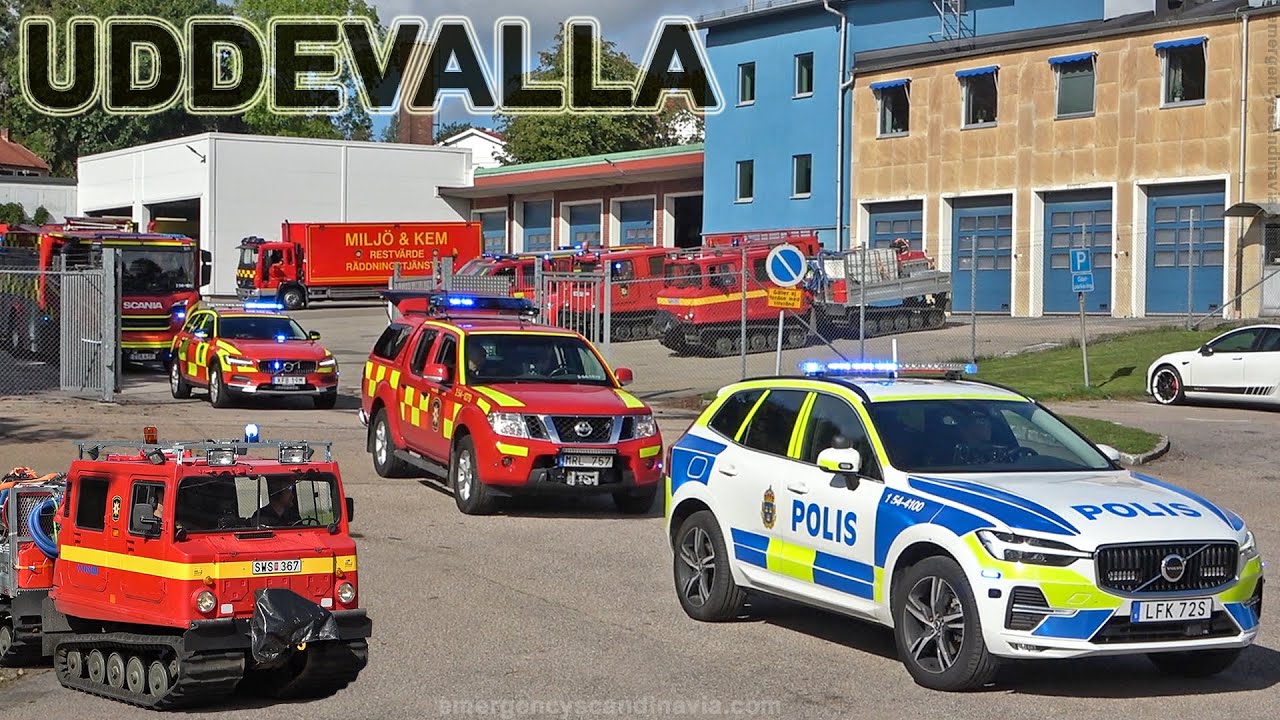Move to new Fire Station/Uddevalla brandbilskortege ny station [SE | 9.2023]