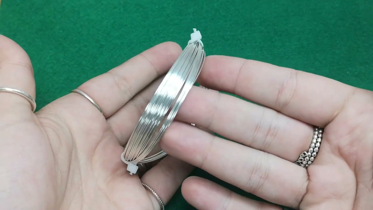 Copper Craft Wire Silver Plated 10m Coil 0.6mm Thick W2060